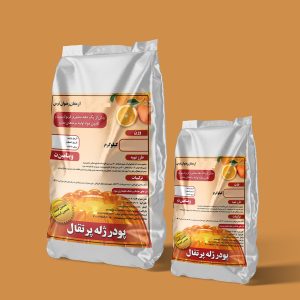 پودر ژله فله پرتقالی وزن کیسه 25 کیلوگرم لمینت مواد غذایی بر پایه شکر با طعم پرتقالی دارای سیب سلامت و مجوز های لازم تولید 09152020183 و 05137234606