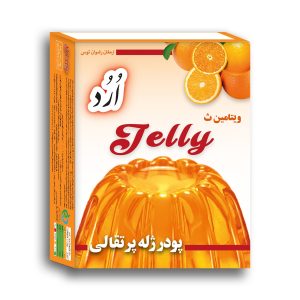 پودر ژله پرتقالی اُرُد orod فروش به صورت تکی جعبه و یا کارتنی 48 عددی بر پایه شکر با طعم پرتقالی دارای سیب سلامت 09152020187 و 05137234606
