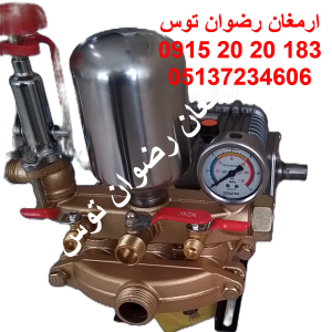 پمپ سمپاش بنزینی 3 شیر 45 بار برند بوفالو دارای شیلنگ و تسمه و پولی جهت نصب به موتور های برقی و بنزینی مخزنی و زنبه ای و بنزینی 09152020183