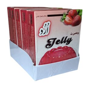 پودر ژله اُرُد طعم توت فرنگی 5 جعبه